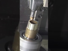 نمونه سازی سریع سفارشی قطعات چرخش CNC قطعات فرآوری مس SGS RoHs قطعات فرآوری چرخ CNC