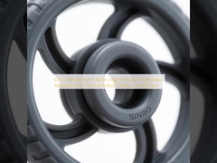 غلتک نایلونی چرخ همه‌جهته با دقت بالا و مقاومت در برابر سایش بالا برای شاسی ربات سرویس‌دهنده سفارشی