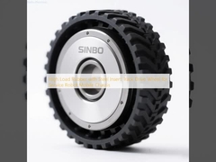 چرخ محرک ردیابی لاستیکی با بار بالا و با درج فولادی برای شاسی متحرک ربات سرویس