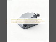 موتر ضد انفجار پوشش پای بسته شده IP66 درجه محافظت فولاد ضد زنگ پوشش پای ضد گرد و غبار لوازم جانبی موتور ضد آب اجزای ضد انفجار سفارشی