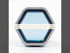 پنجره محافظ لنز مقاوم در برابر دمای بالا و انفجار برای محیط های خطرناک شیشه نوری