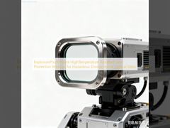 پنجره محافظ لنز مقاوم در برابر دمای بالا و انفجار برای محیط های خطرناک شیشه نوری