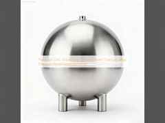 ماشین‌کاری CNC دقیق چین، ساخت سفارشی مخزن تحت فشار آلیاژ تیتانیوم