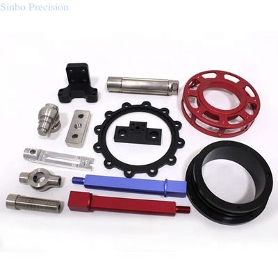 4 5 محور CNC قطعات آلومینیومی رنگ آمیزی CNC فرش و خدمات چرخش